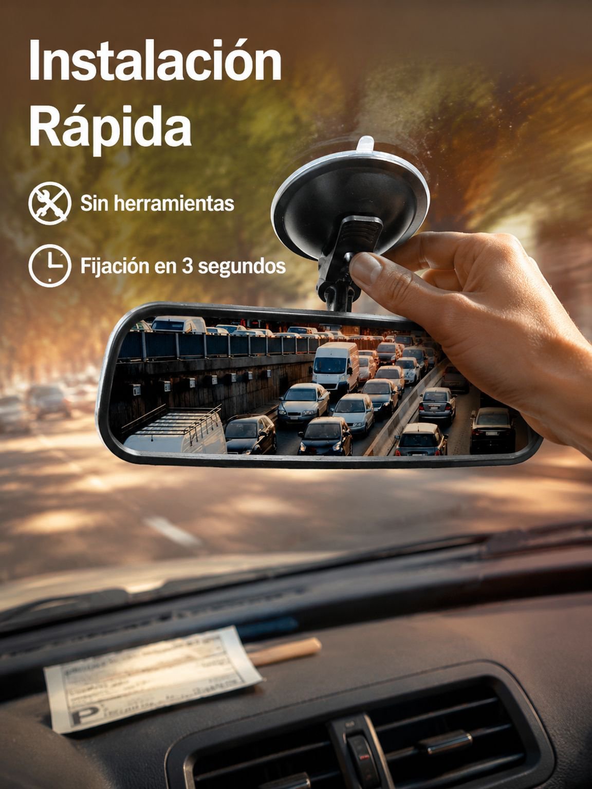 Espejo retrovisor para triciclo eléctrico