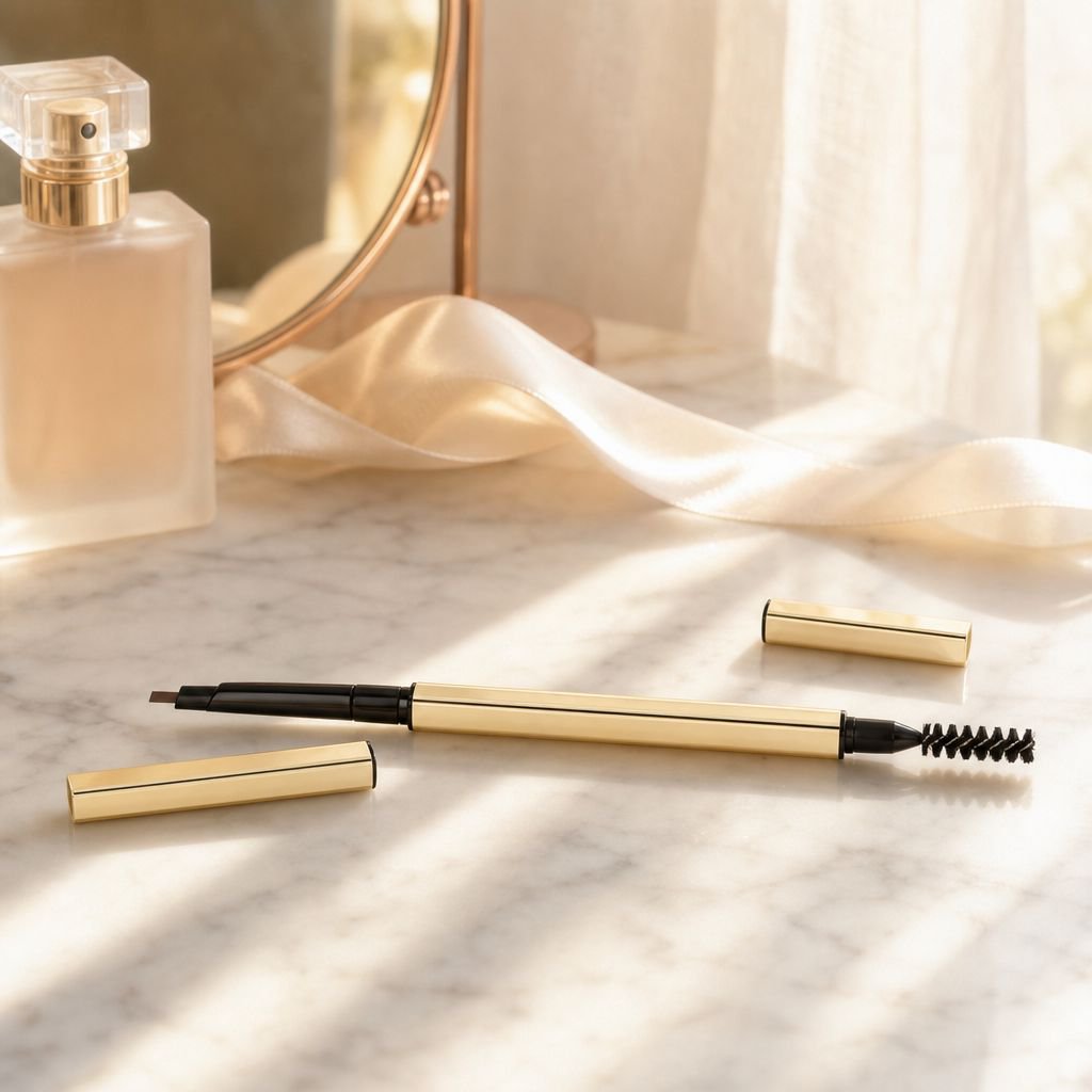 JMY Waterproof Long-Lasting Slim Small Gold Bar Eyebrow Pencil