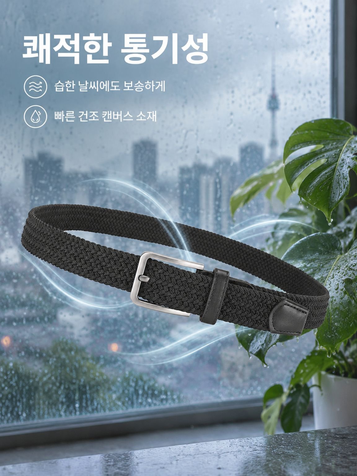 캔버스 소재 남성 패션 벨트