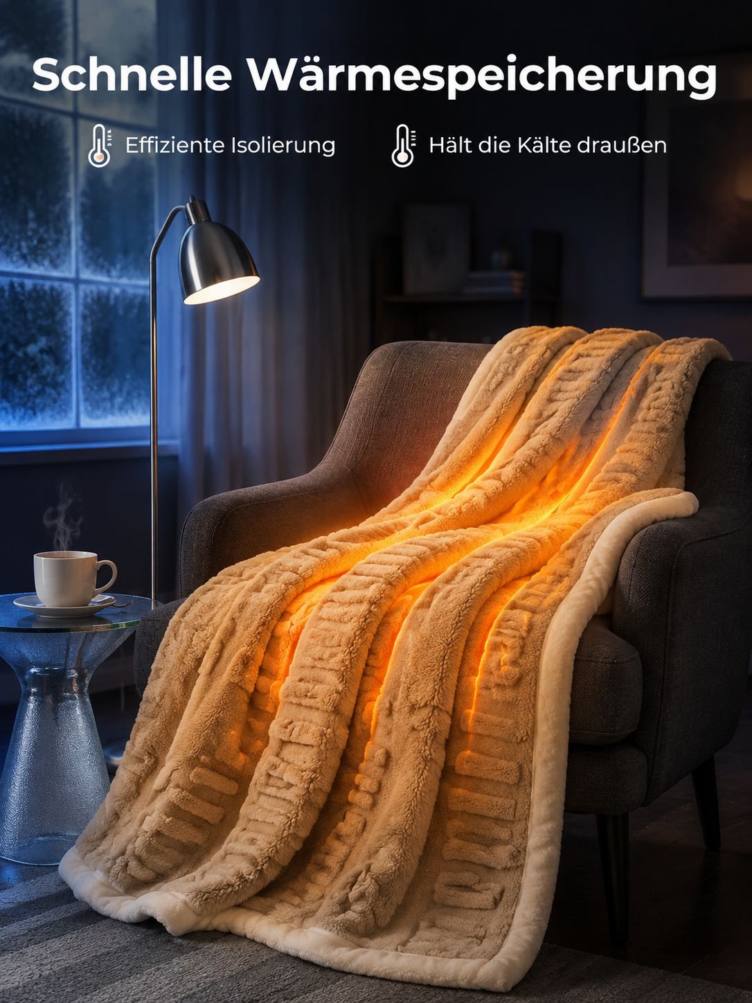 Mittagsschlafdecke ideal für Studentenwohnheim