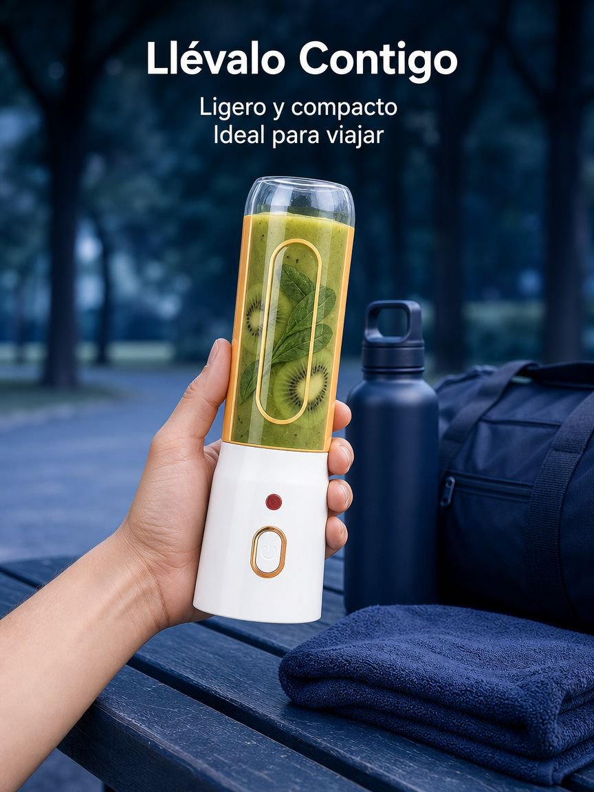 Vaso exprimidor multifuncional portátil, mini licuadora doméstica recargable