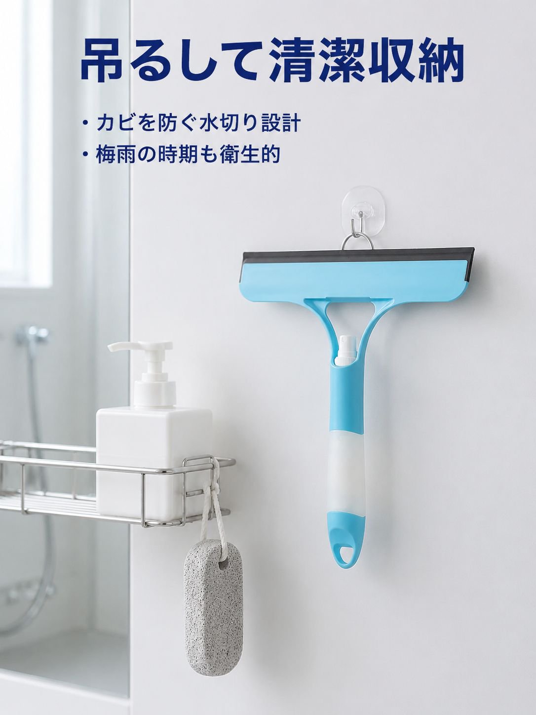 3-in-1床窓ツールワイパー