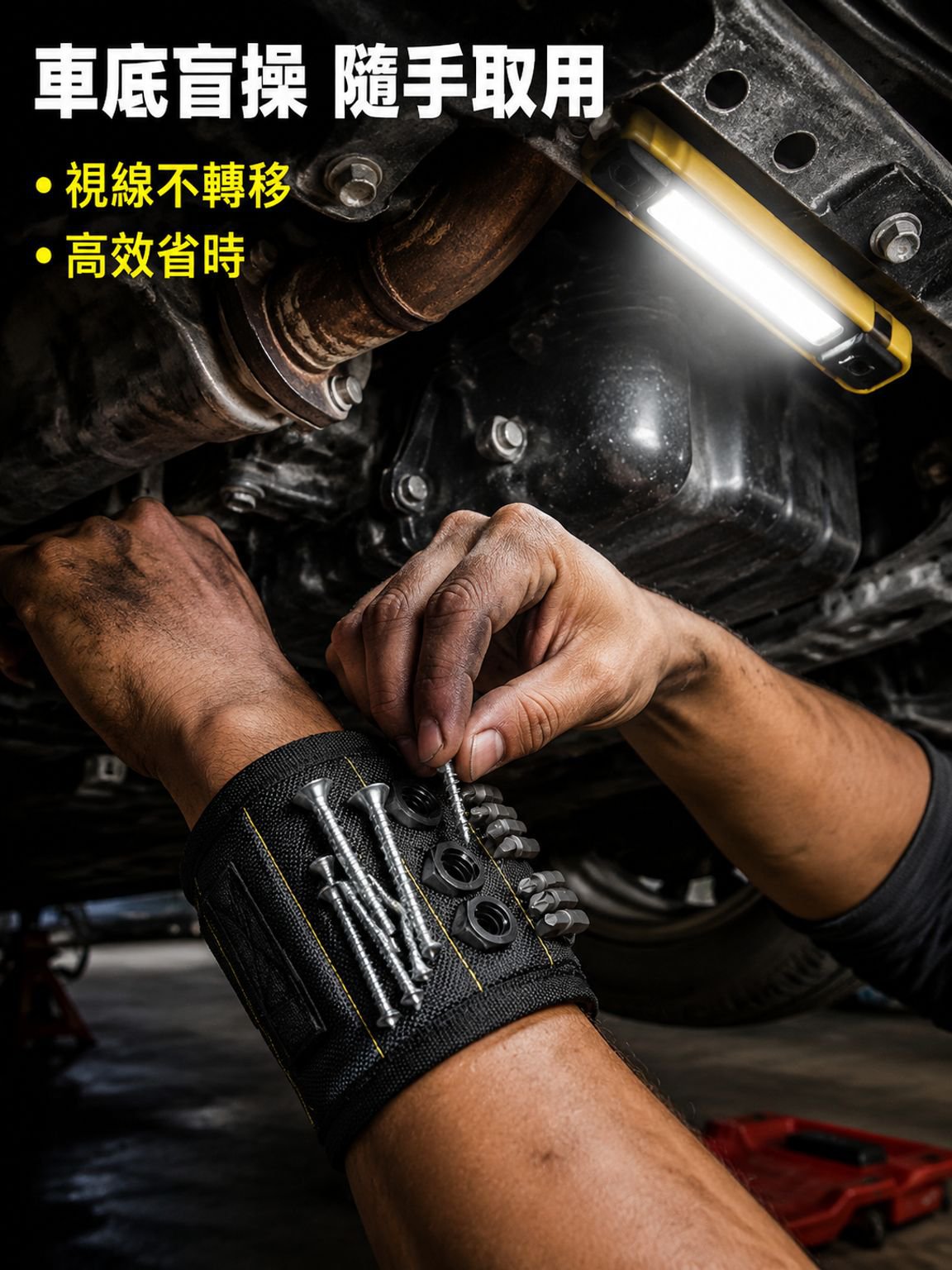 多功能磁性手腕工具包