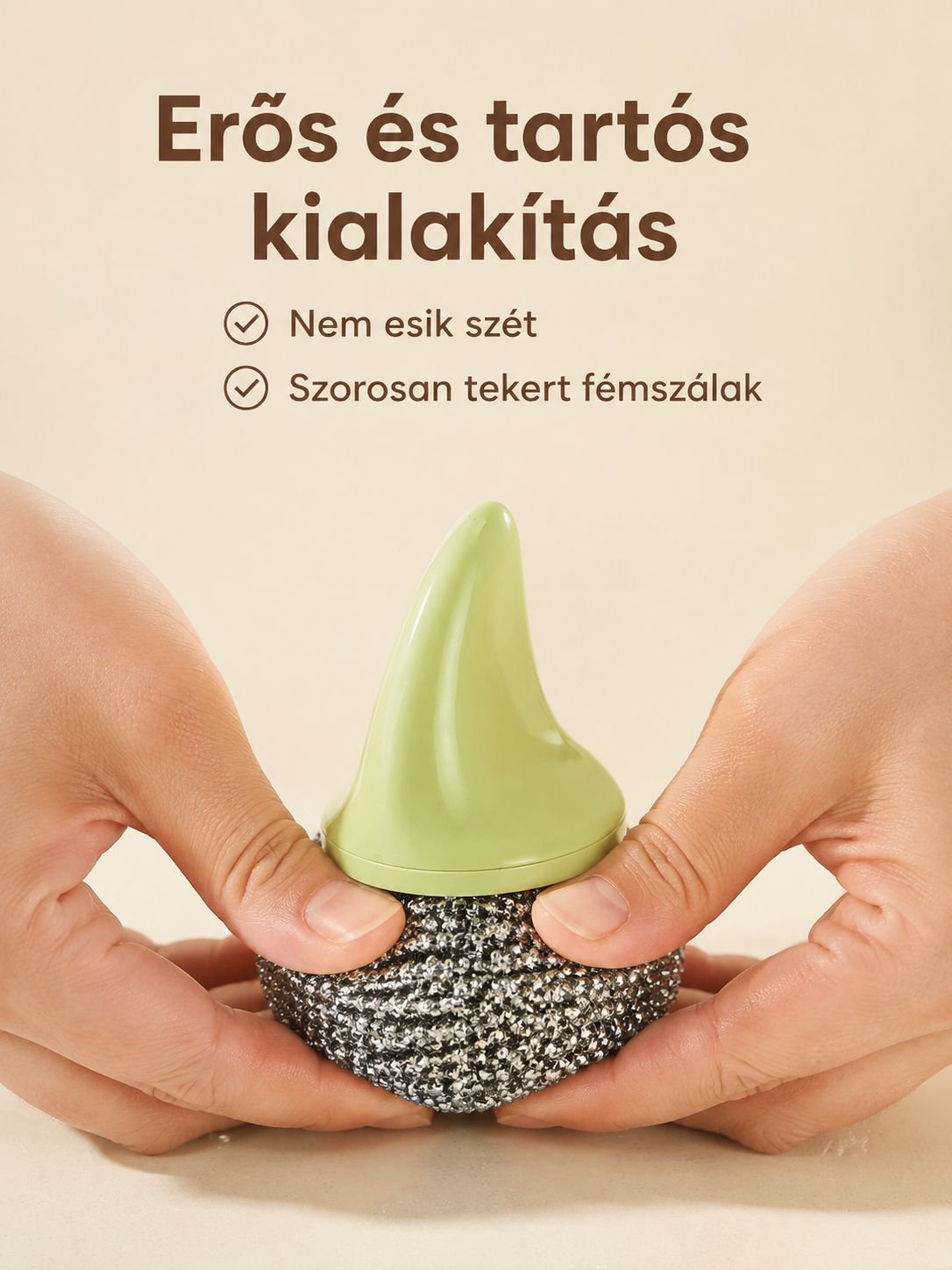 Edénykefe könnyű tisztításhoz és karbantartáshoz