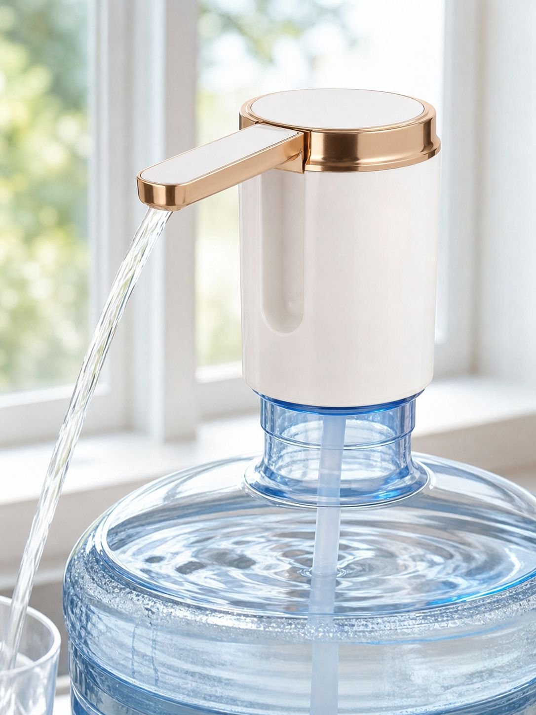 Outdoor electric water dispenser for picnics