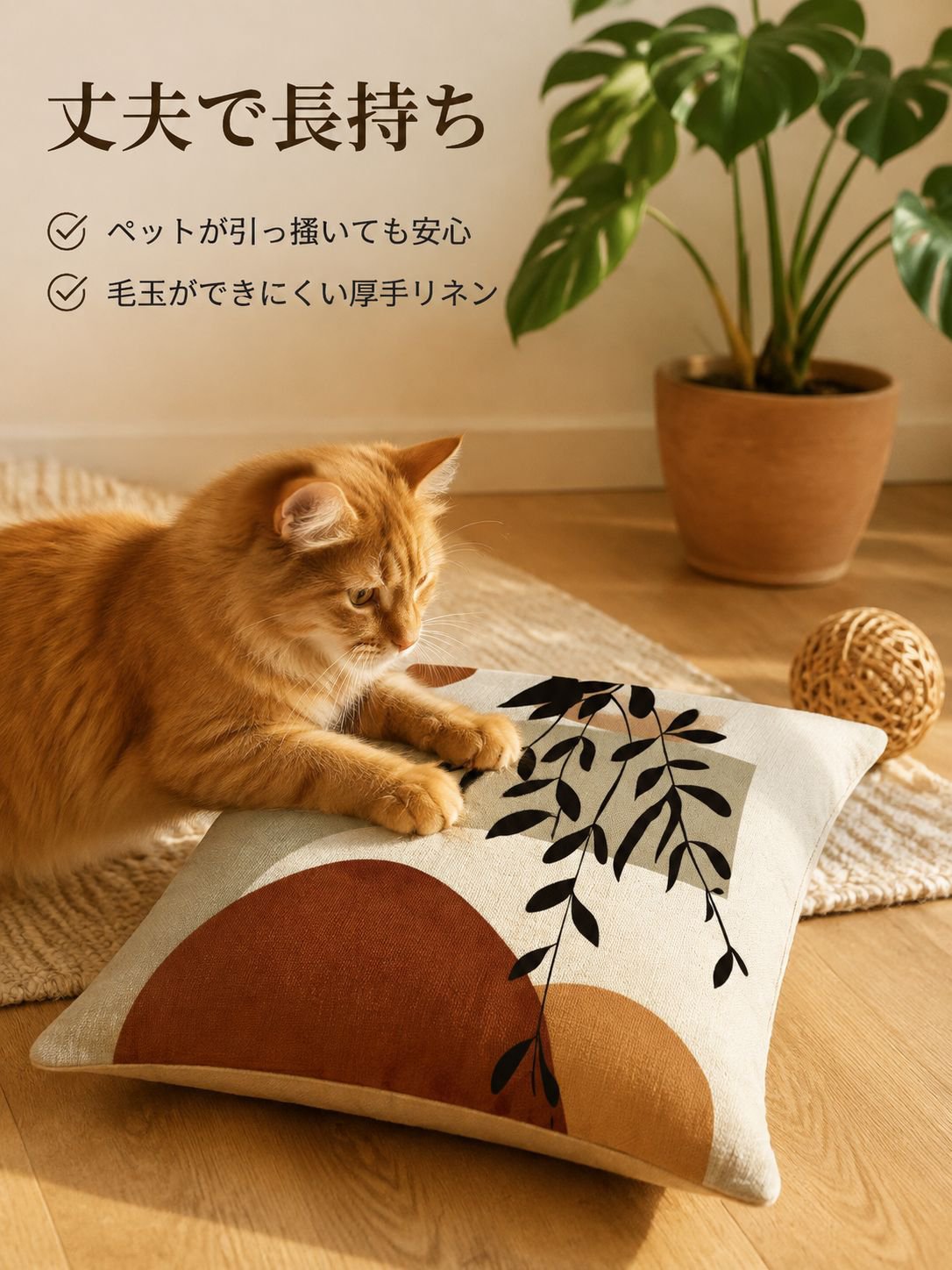 洗える抱き枕クッション
