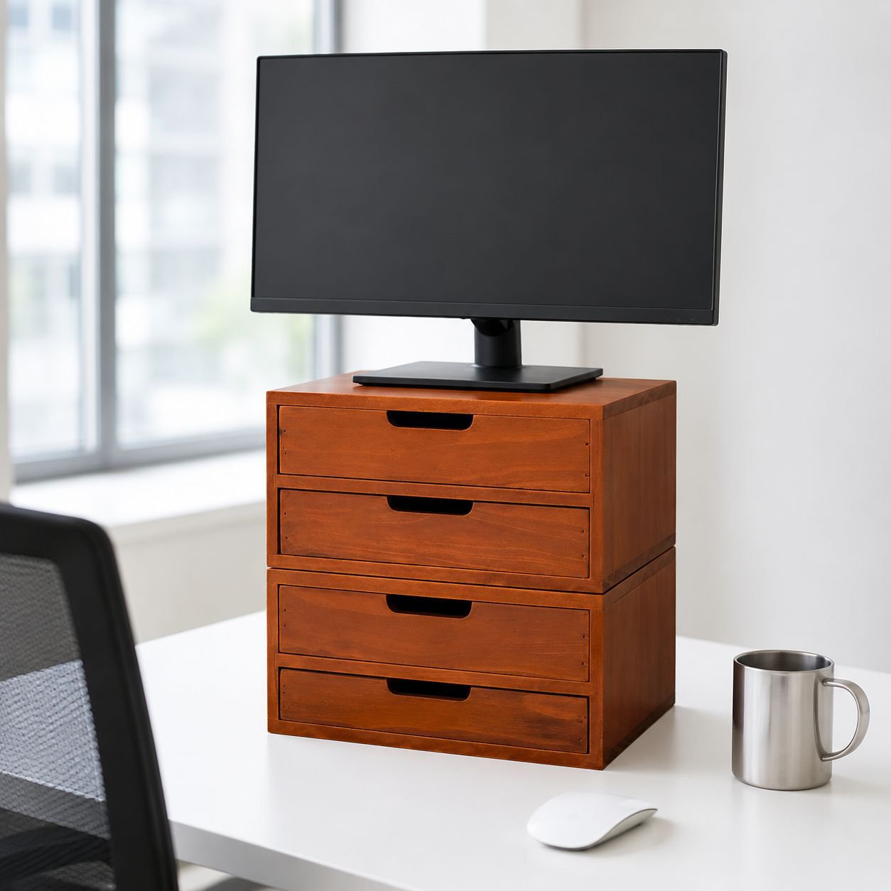 Small Multi-purpose Tall Shelf Organizer Cabinet