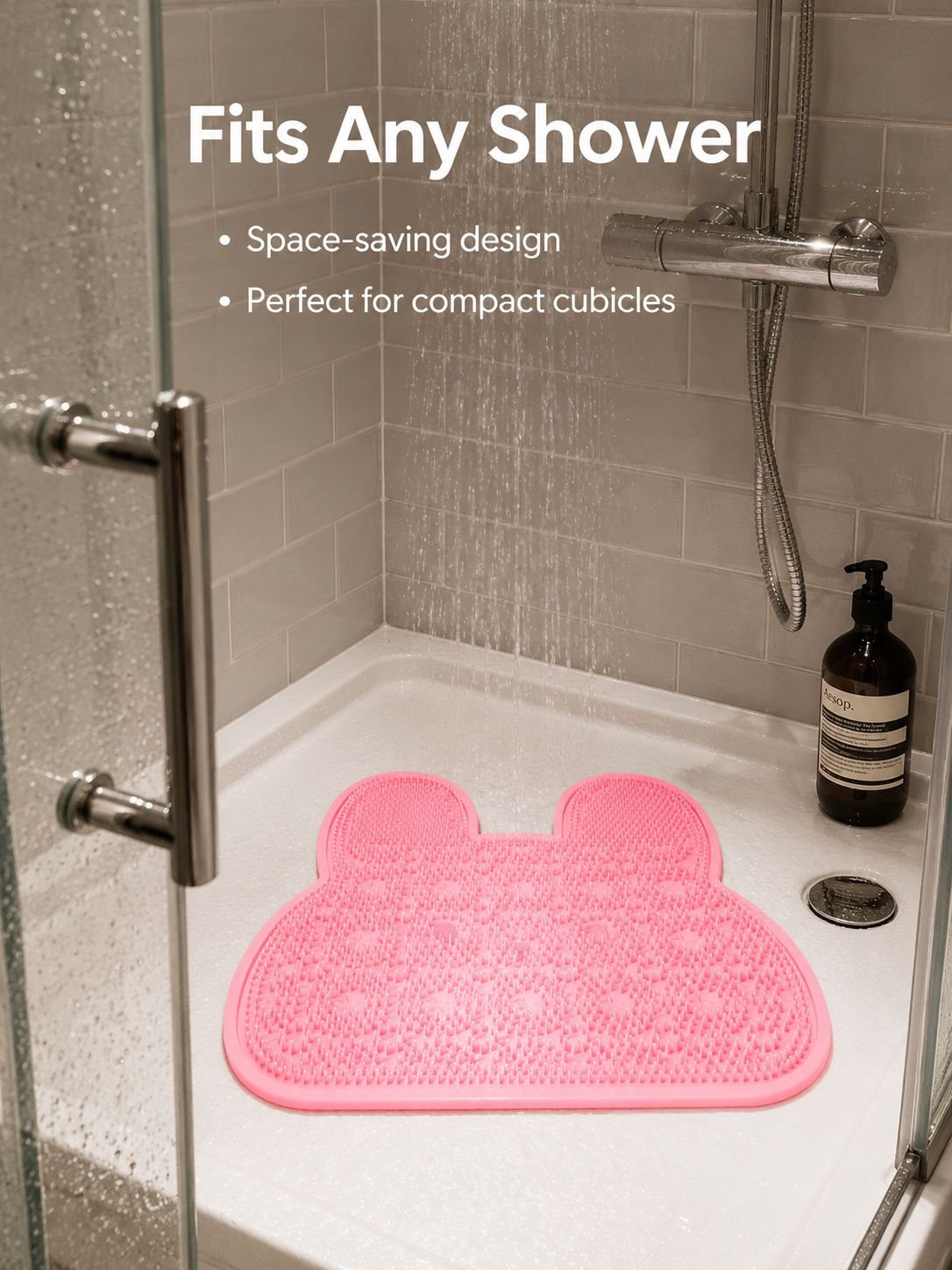Silicone Bunny Foot Scrubber Mat