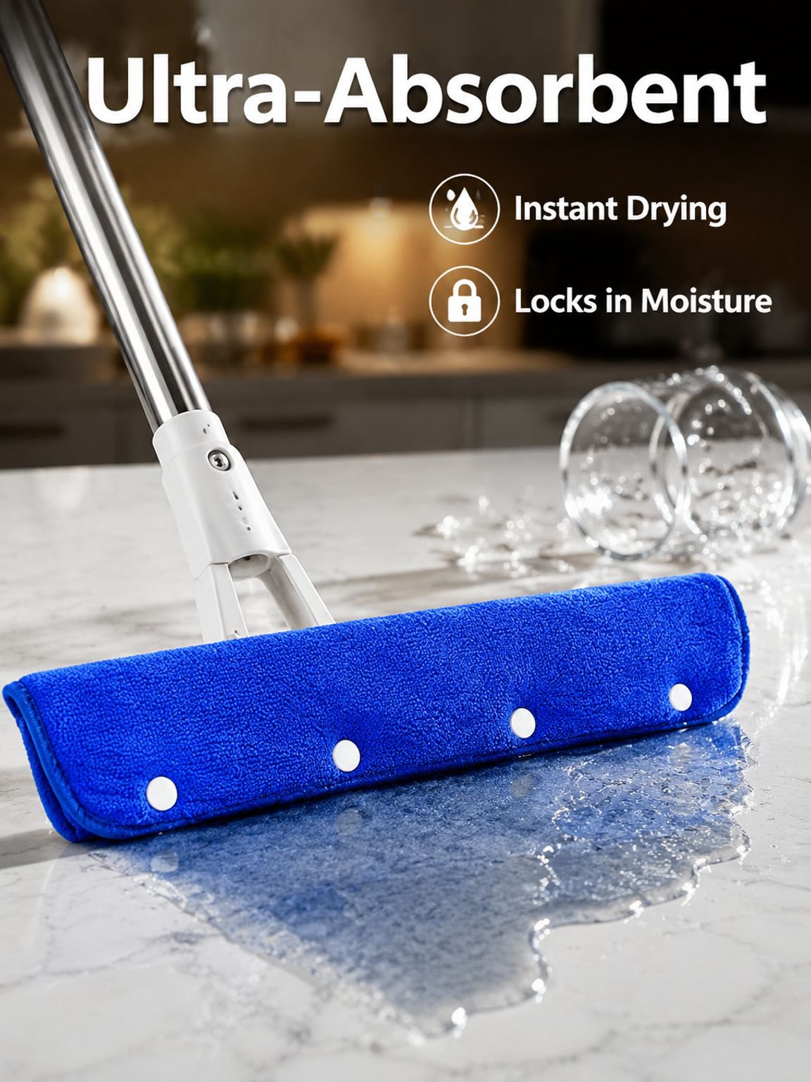 Mopping Mop Set Dual-Use Cleaning Cloth