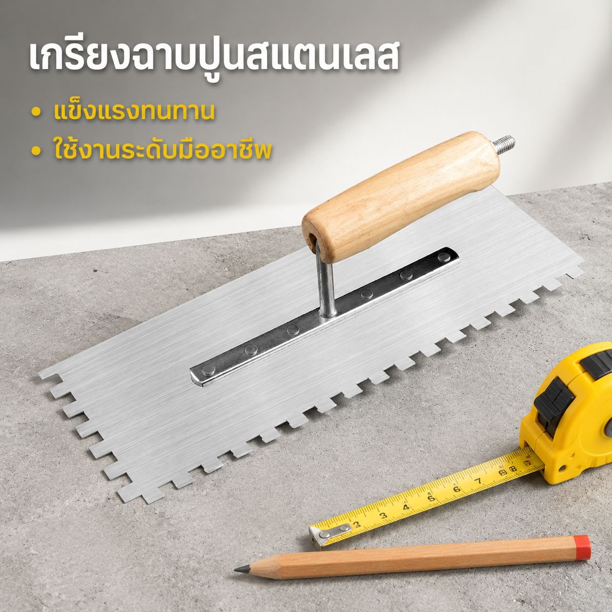 เครื่องฉาบผนังสแตนเลสสำหรับงานก่อสร้าง