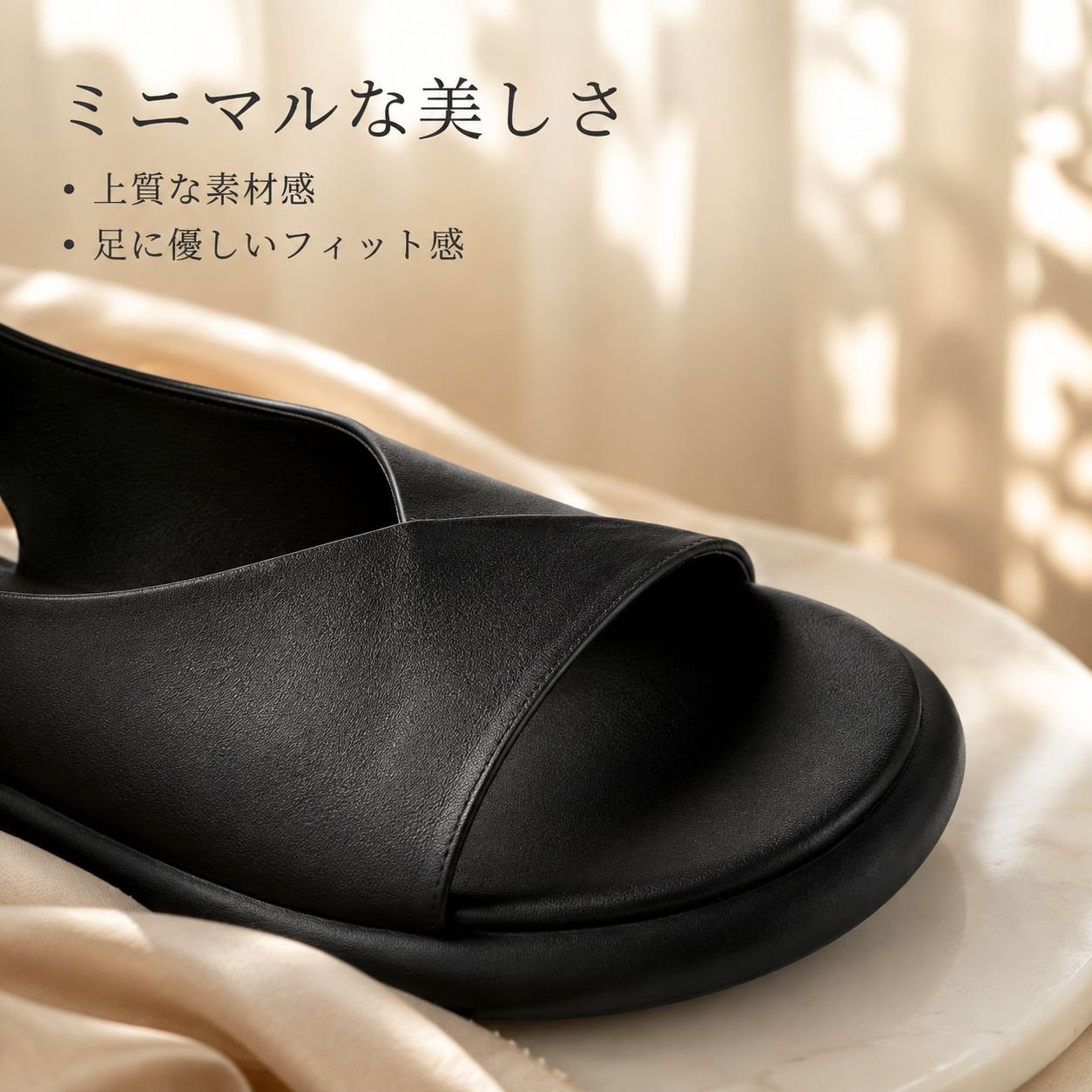 レディース夏用フレンチVカットレトロサンダル・快適なソフトソールのフラットスリッパ
