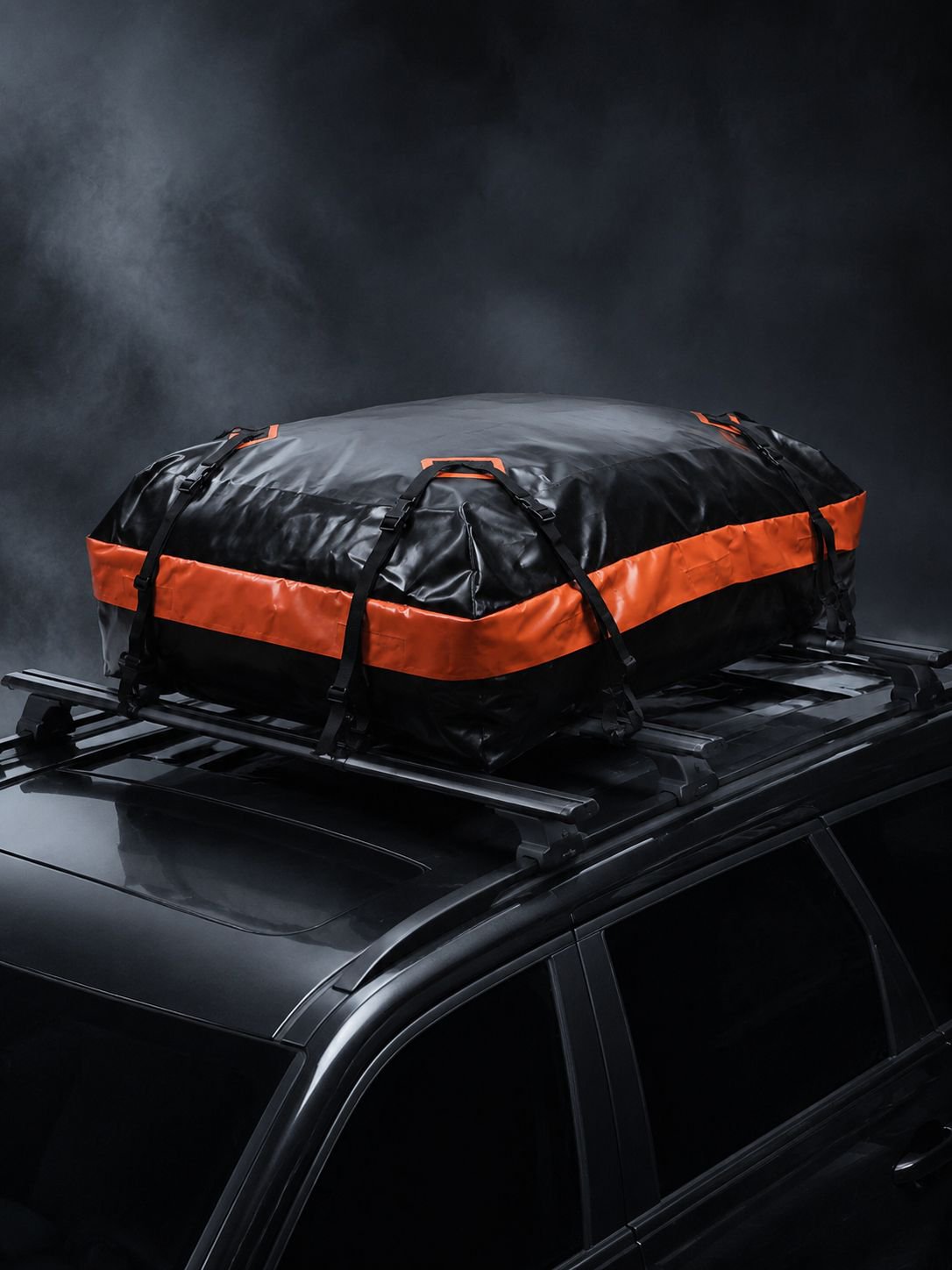 Sac de bagages de toit de voiture 600g, sac de toit de protection solaire étanche en maille à clip 1