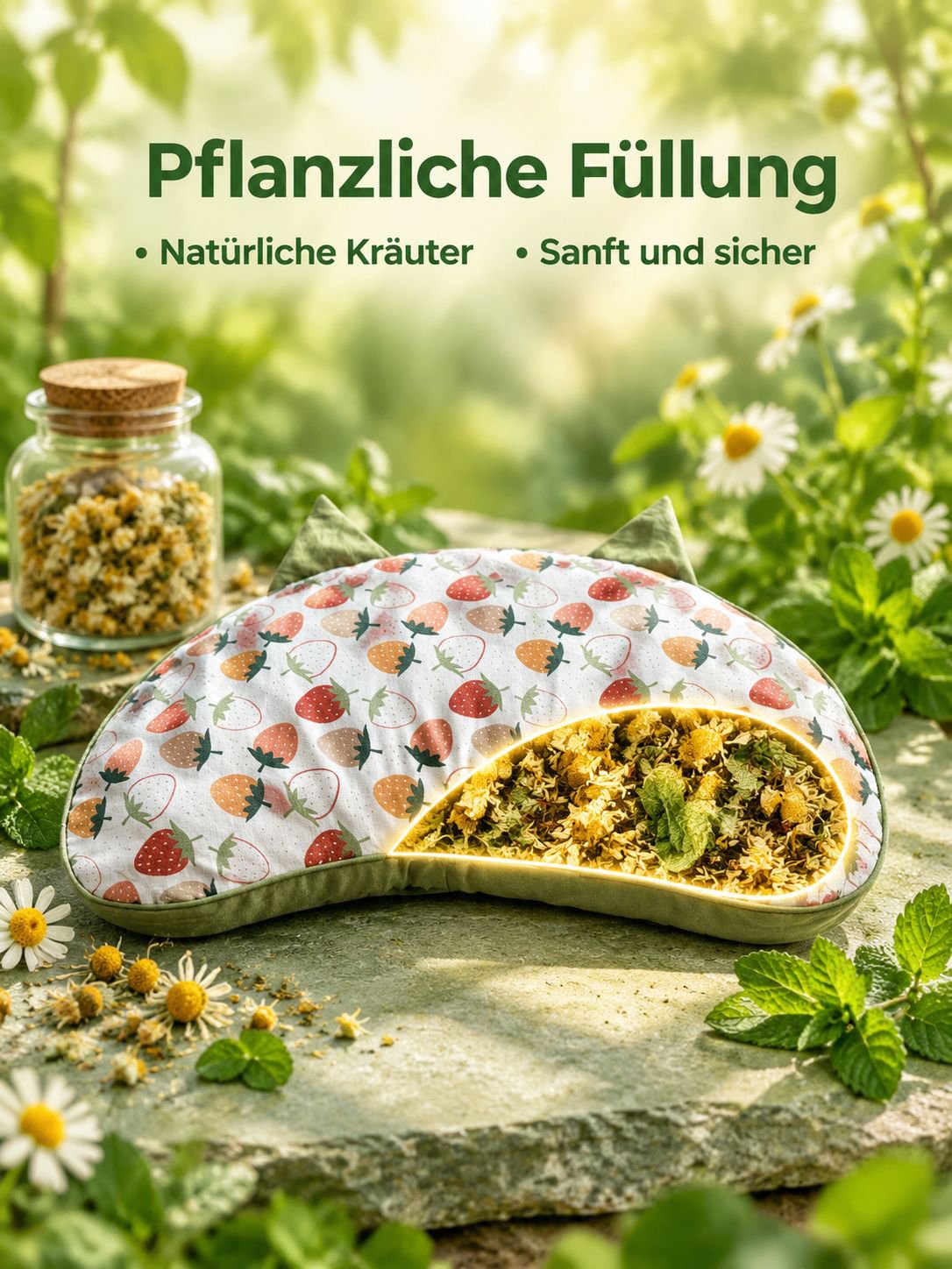 Kräuterkissen für Katzenbäuche