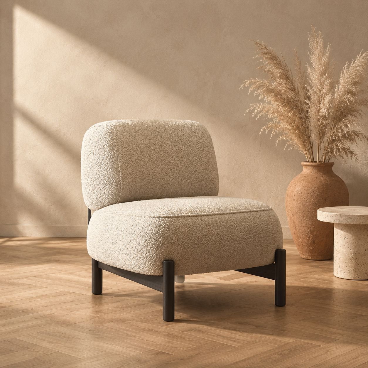 Cream-Style Armchair