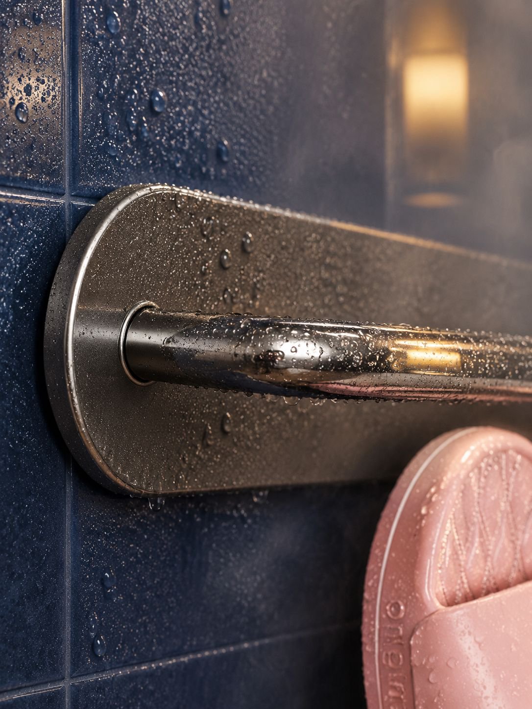 Zapatero magnético de pared para baño