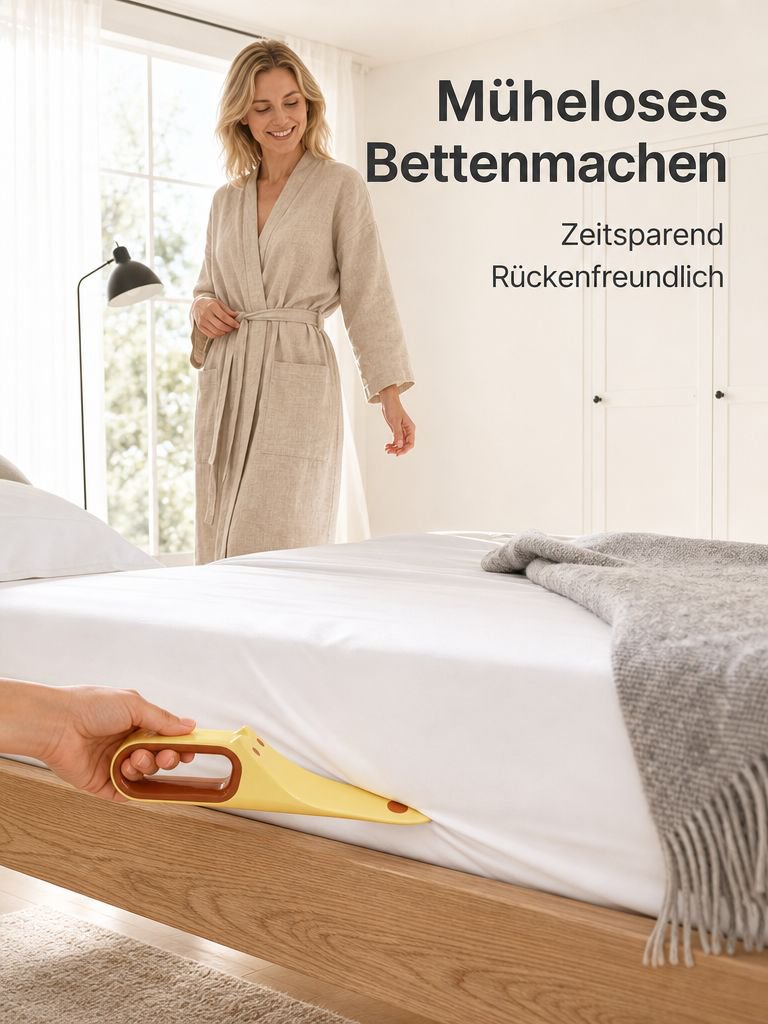 Werkzeug zum Herstellen von Bettlaken