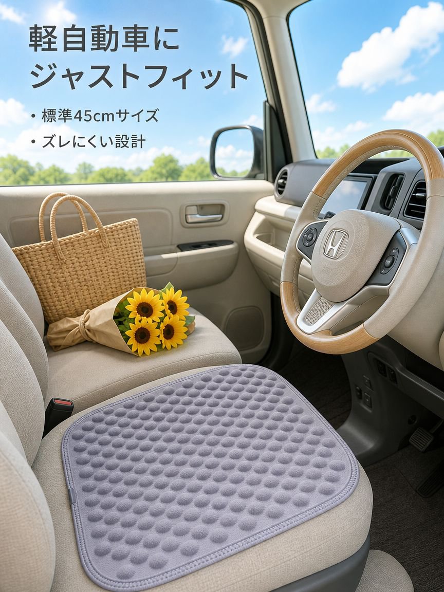 夏用ハニカム冷却カーマット