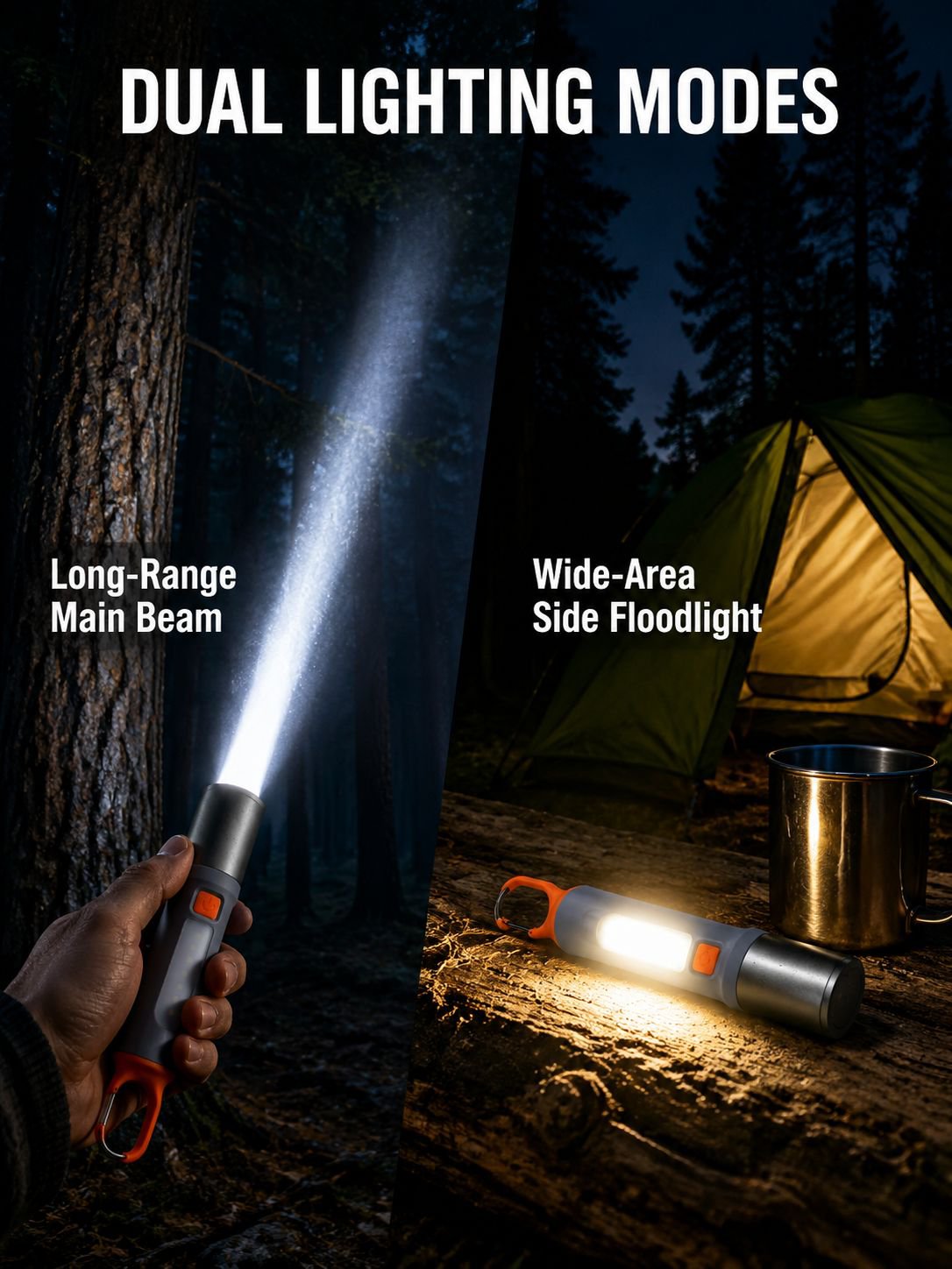 High Power Outdoor Flashlight