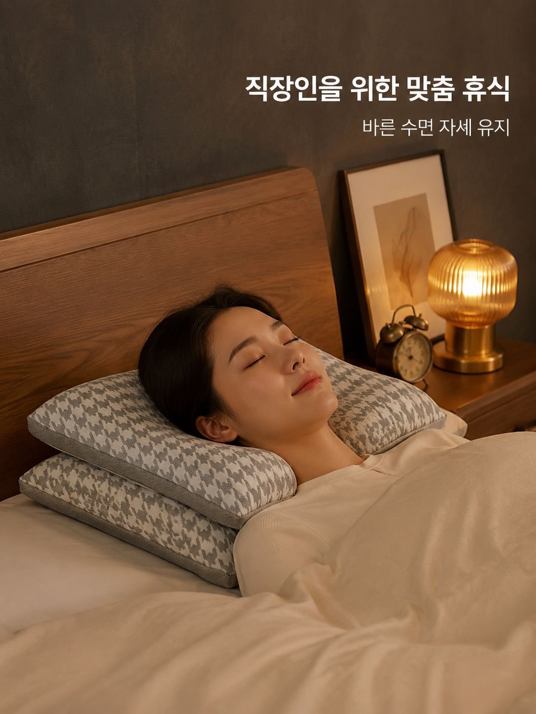 하운드투스 목 마사지 베개
