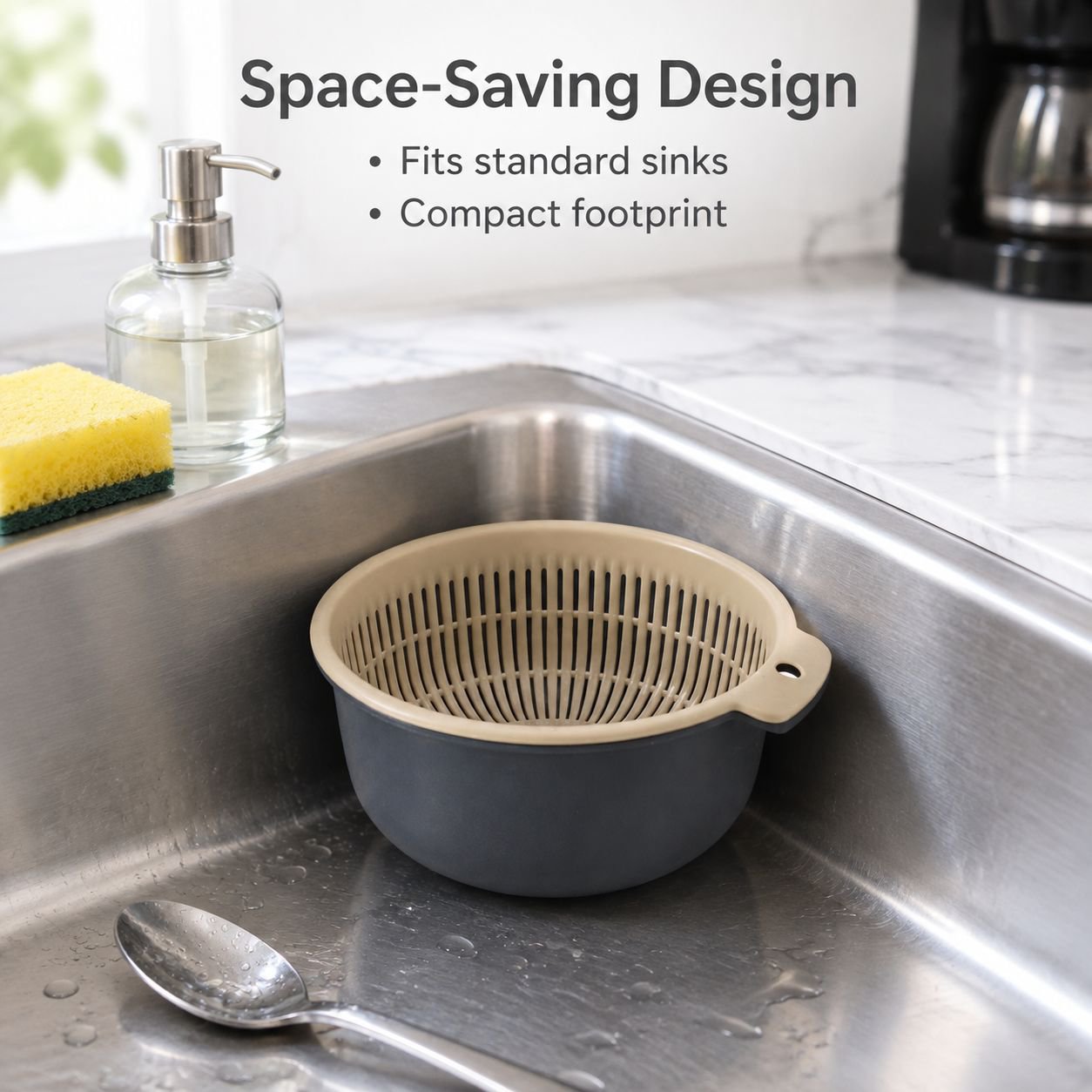 Kitchen Storage and Drain Basket