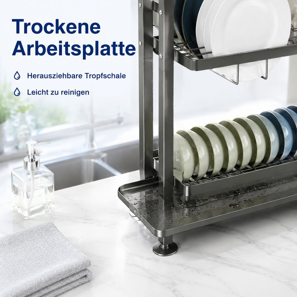 Küchenregal Abtropfgestell für Spüle schmal