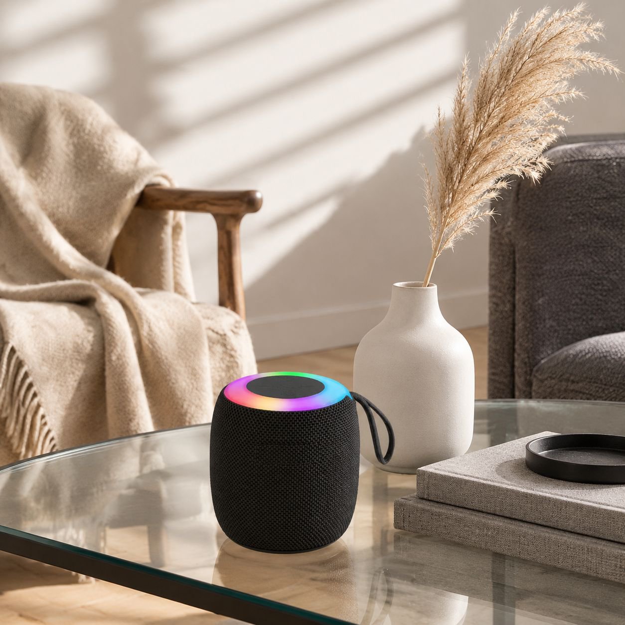 Tragbarer Mini-Bluetooth-Lautsprecher mit Subwoofer, Kartensteckplatz