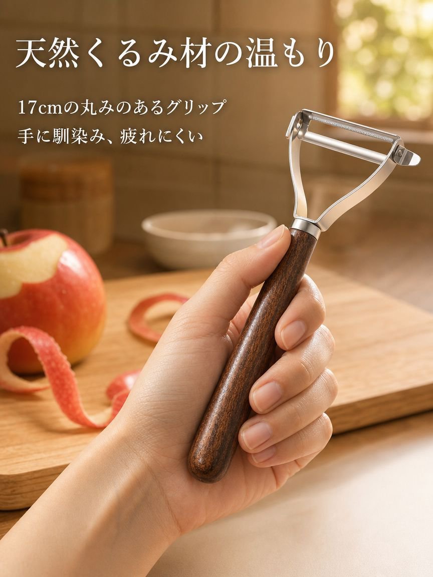 高級ウォールナット材ピーラー