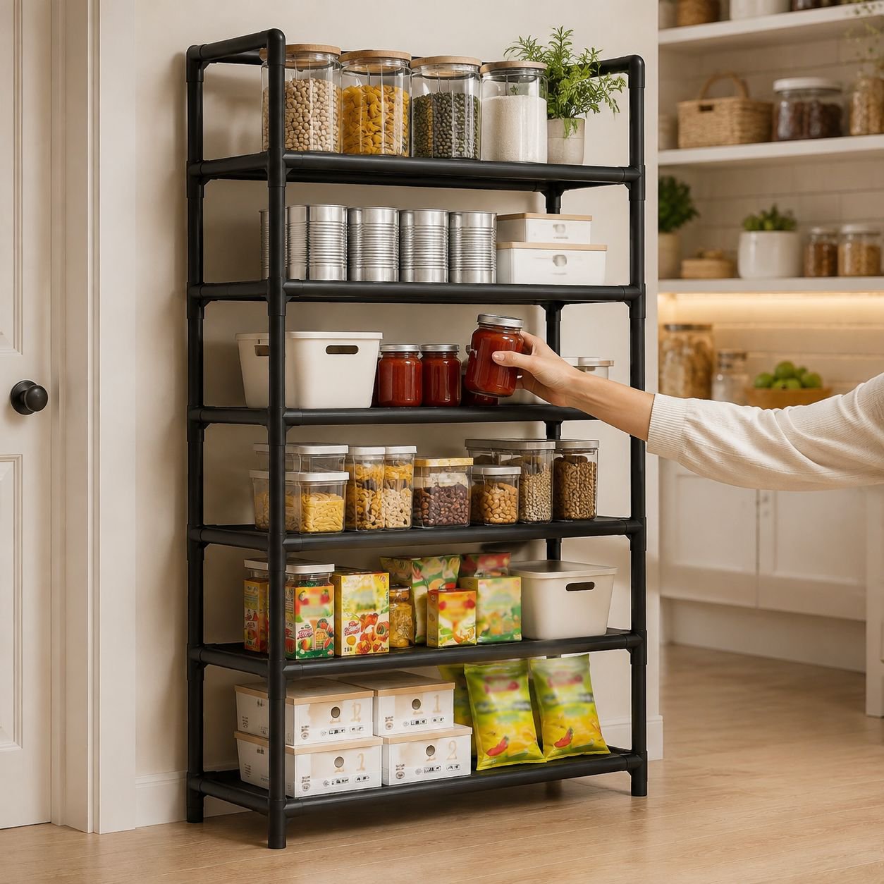 Multi-layer Multi-functional Storage Rack
