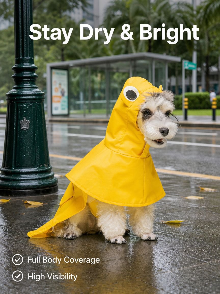 Waterproof Raincoat for Chihuahua