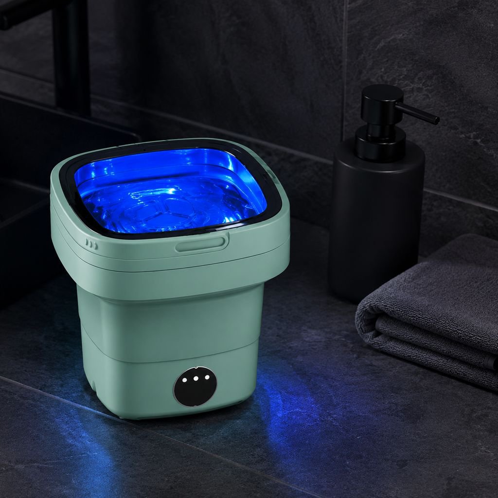 Integrated wash and dry function demonstration