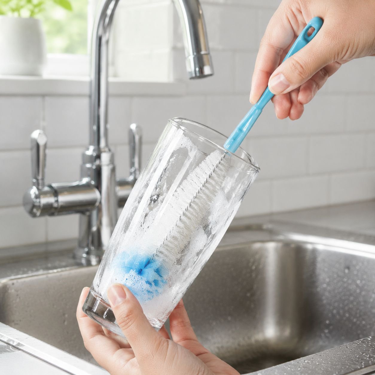 Multi-functional Bottle and Cup Cleaning Brush