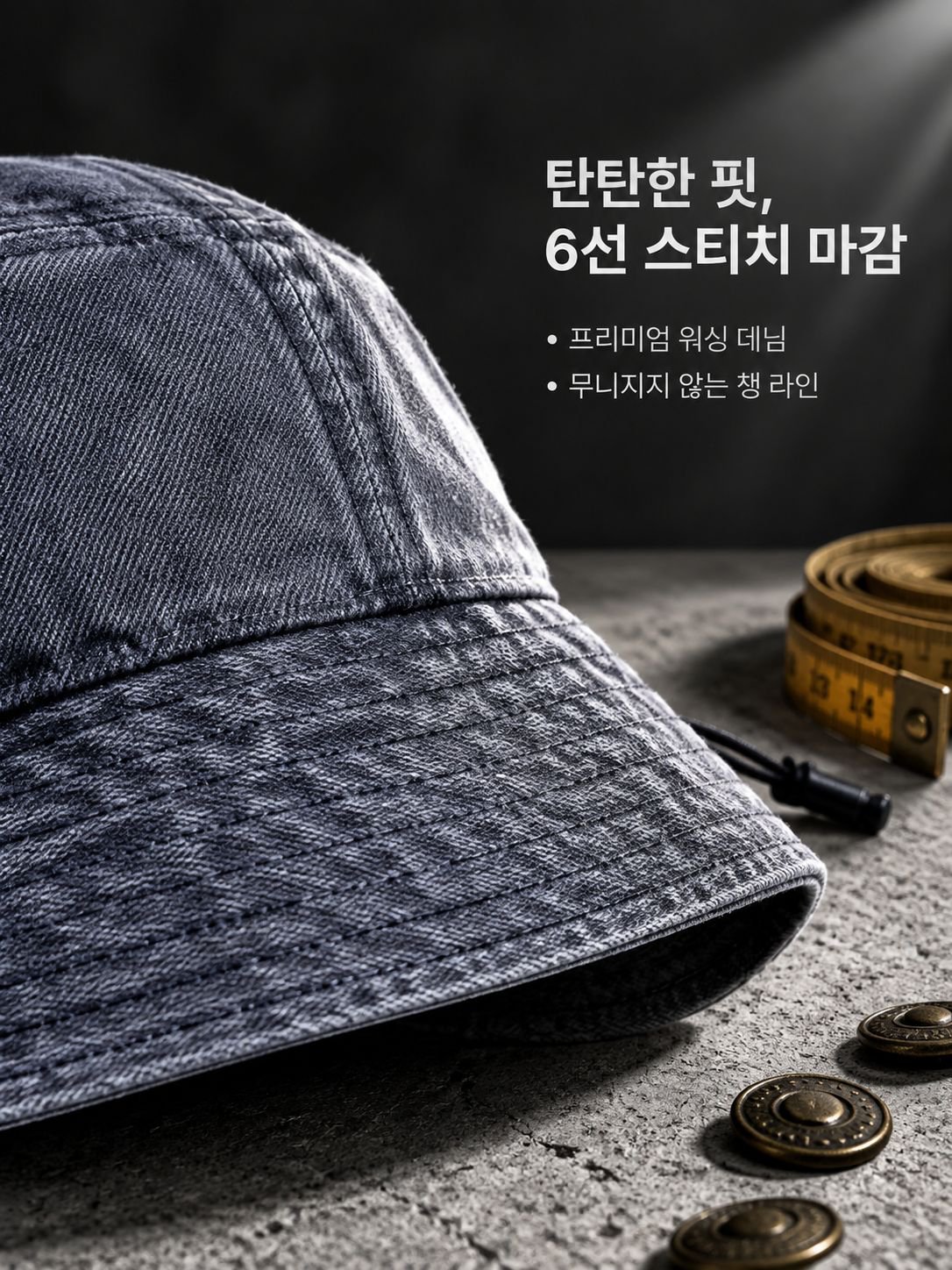 접이식 얼굴 가리개 버킷햇