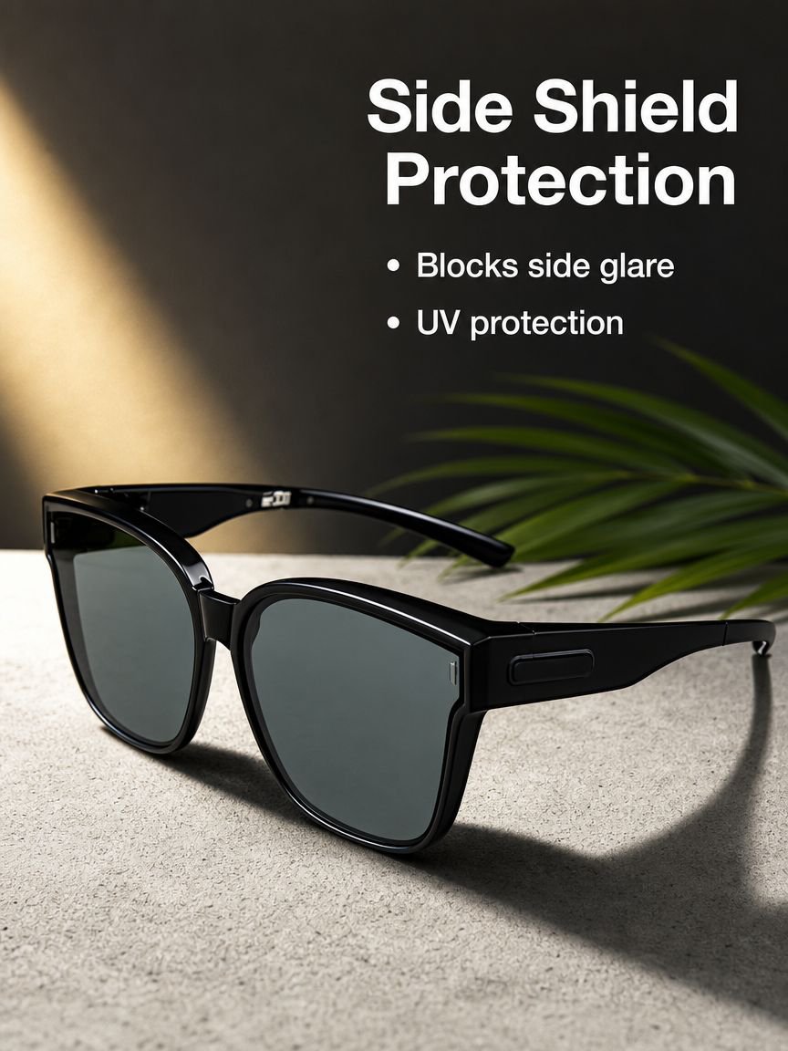 Foldable Myopia Sunglasses Driving Travel Sun Protection