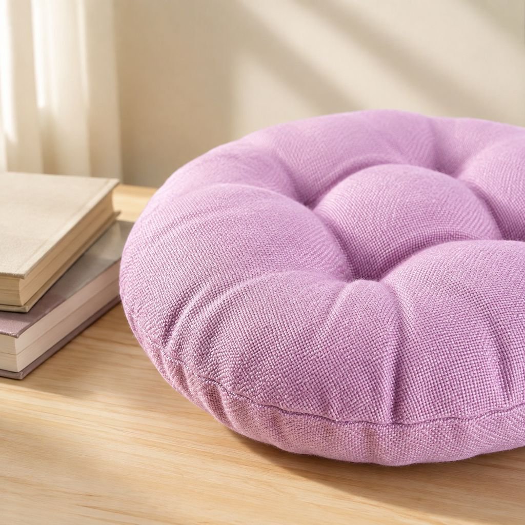 Coussin confortable pour décoration intérieure zen