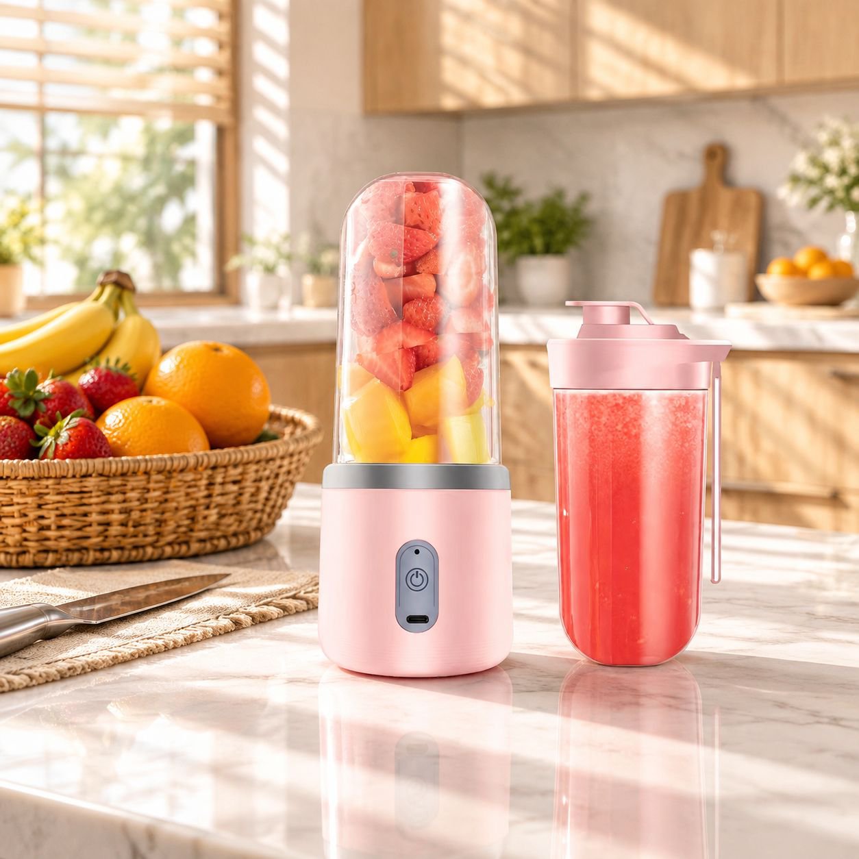 Portable Outdoor Rechargeable Juicer Cup