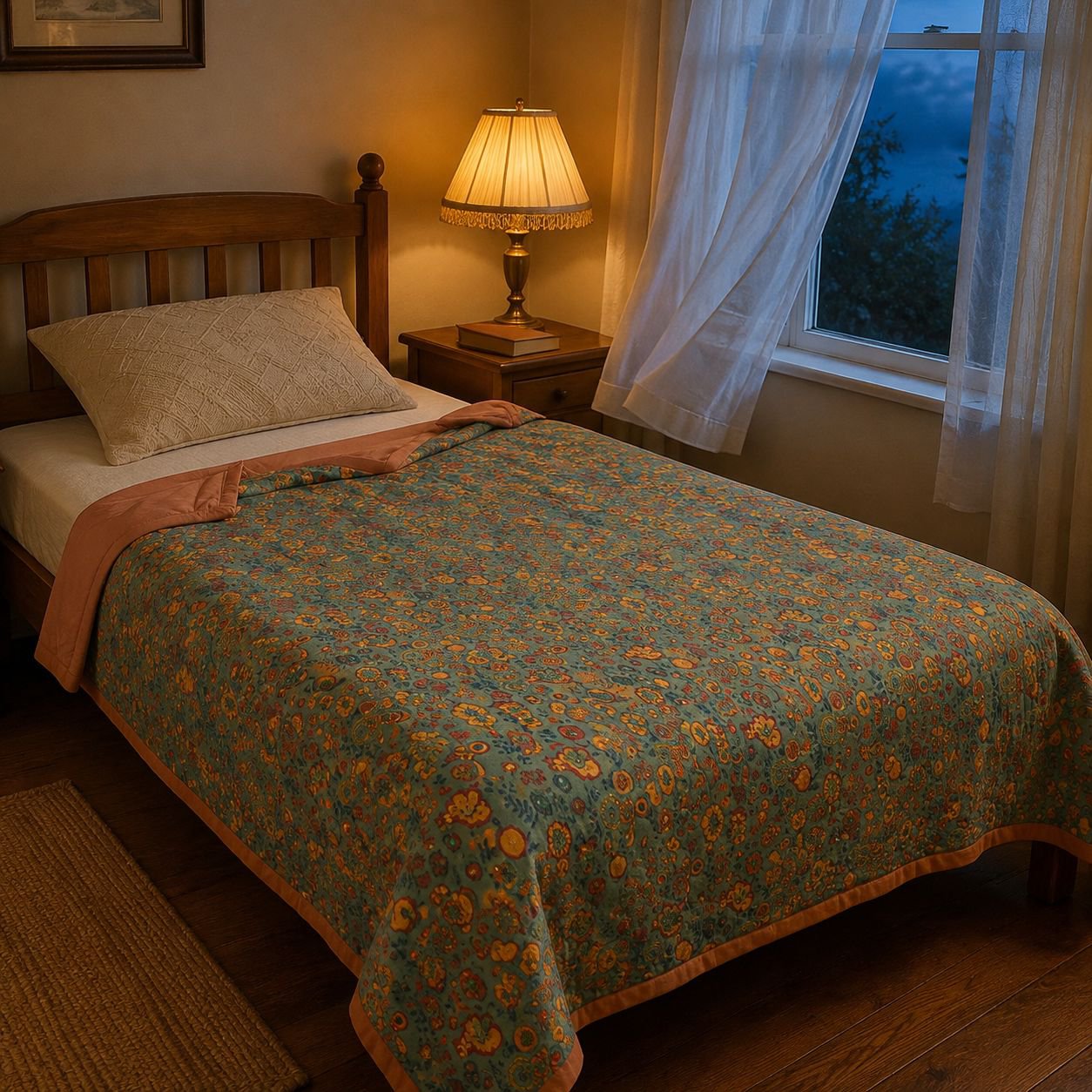 Lightweight cotton air-conditioning quilt for dormitory