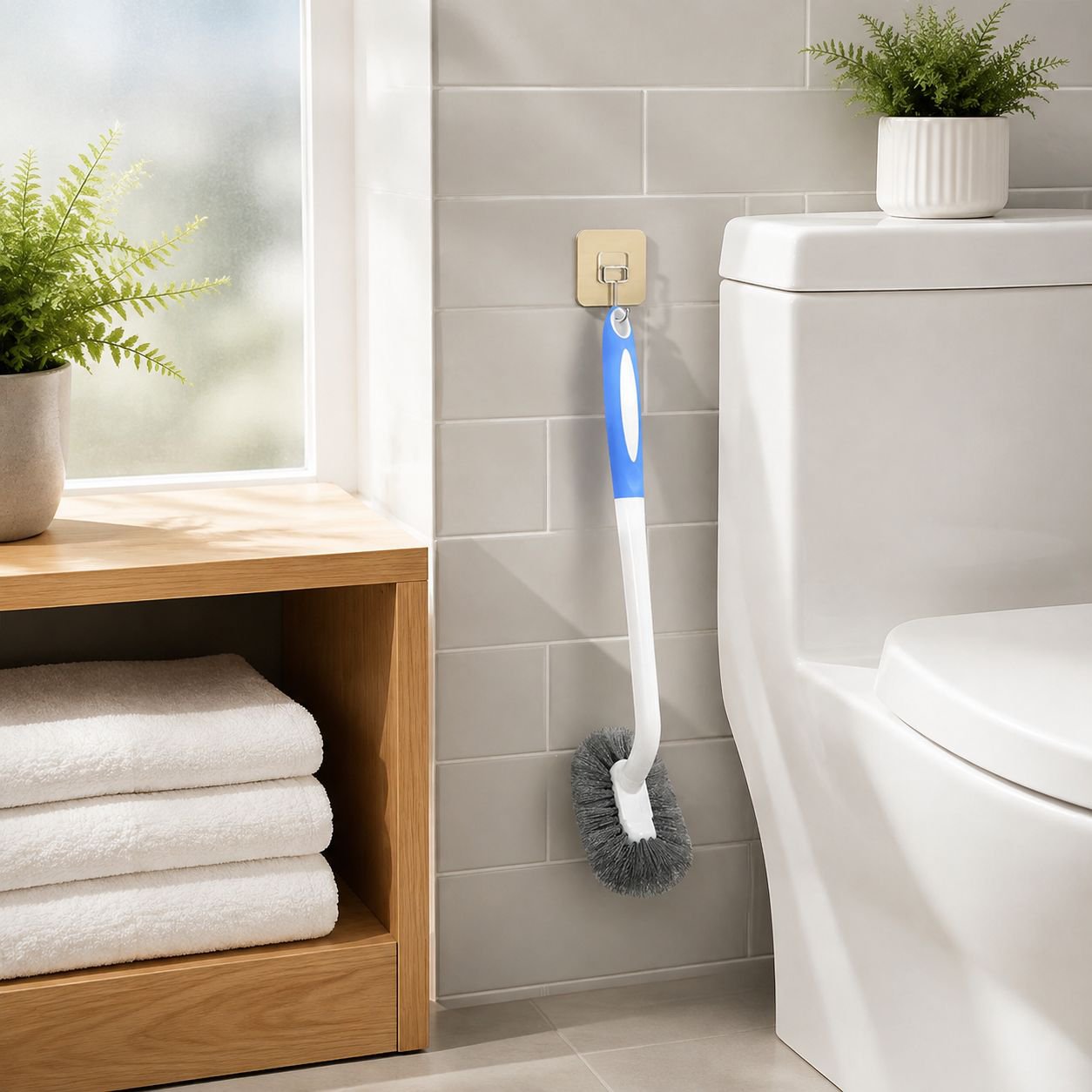 Multifunctional Wall-mounted Toilet Brush