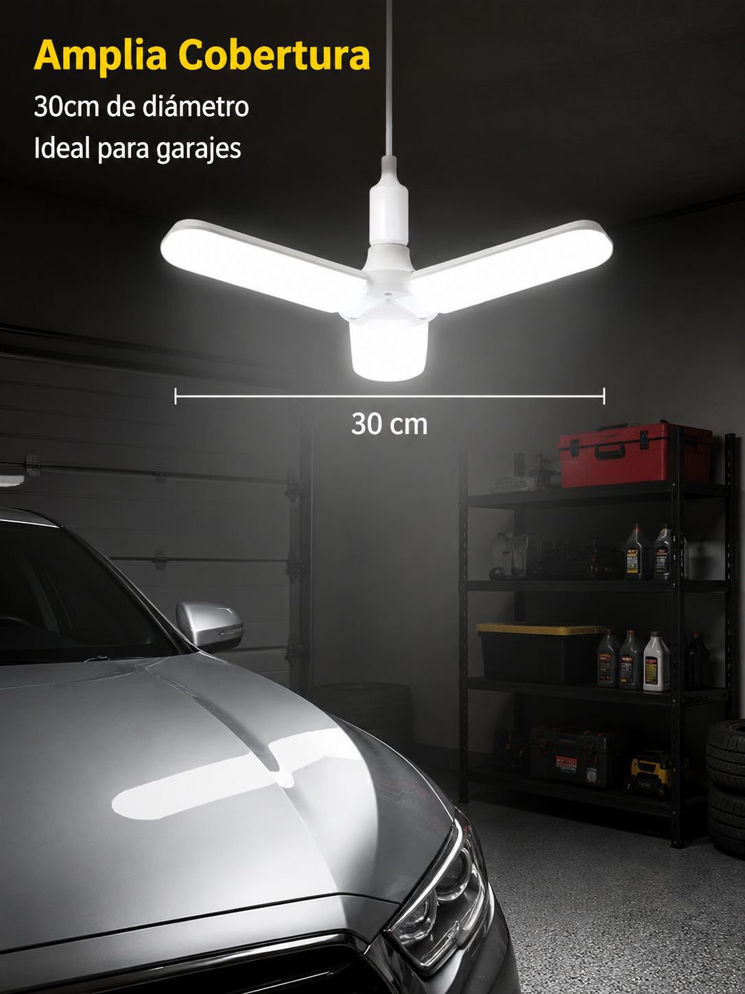 Ventilador de techo inteligente con sensor