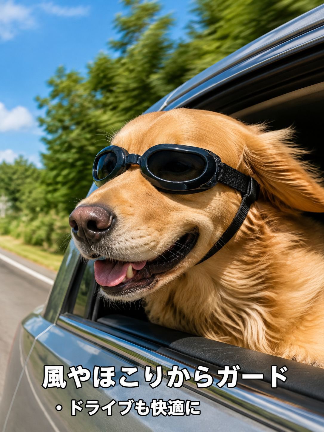 猫と犬用の日焼け防止ゴーグル