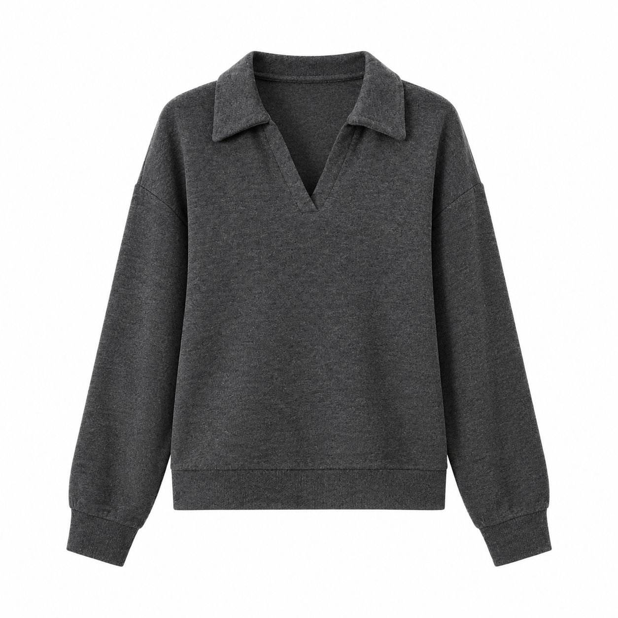 여성 봄가을겨울 카라 긴팔 티셔츠 데일리 보온 이너웨어