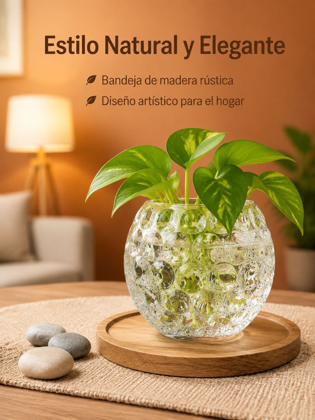 Diseño creativo de florero para ambientes modernos