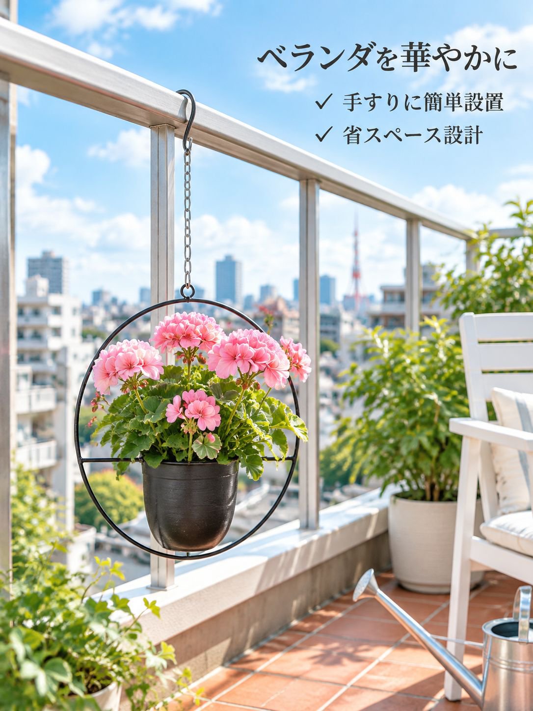 錬鉄製の植木鉢