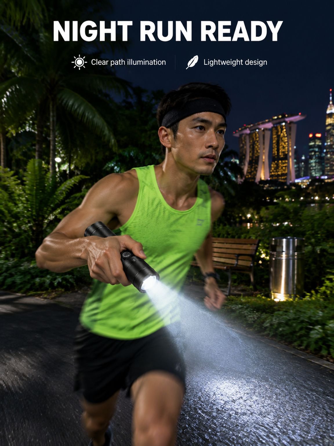 Multi-Function Long-Range High-Power Flashlight