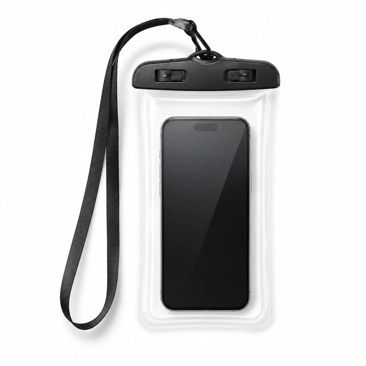 Funda inflable impermeable para repartidores con opción de grabar bajo el agua