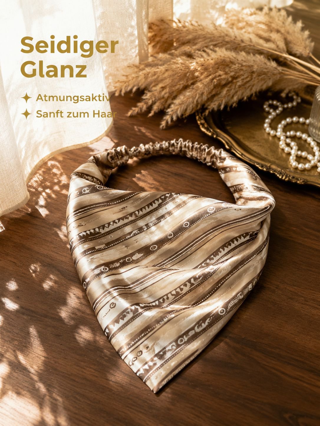 Vielseitiges Damen-Kopftuch mit hoher Elastizität, modisches Haaraccessoire.