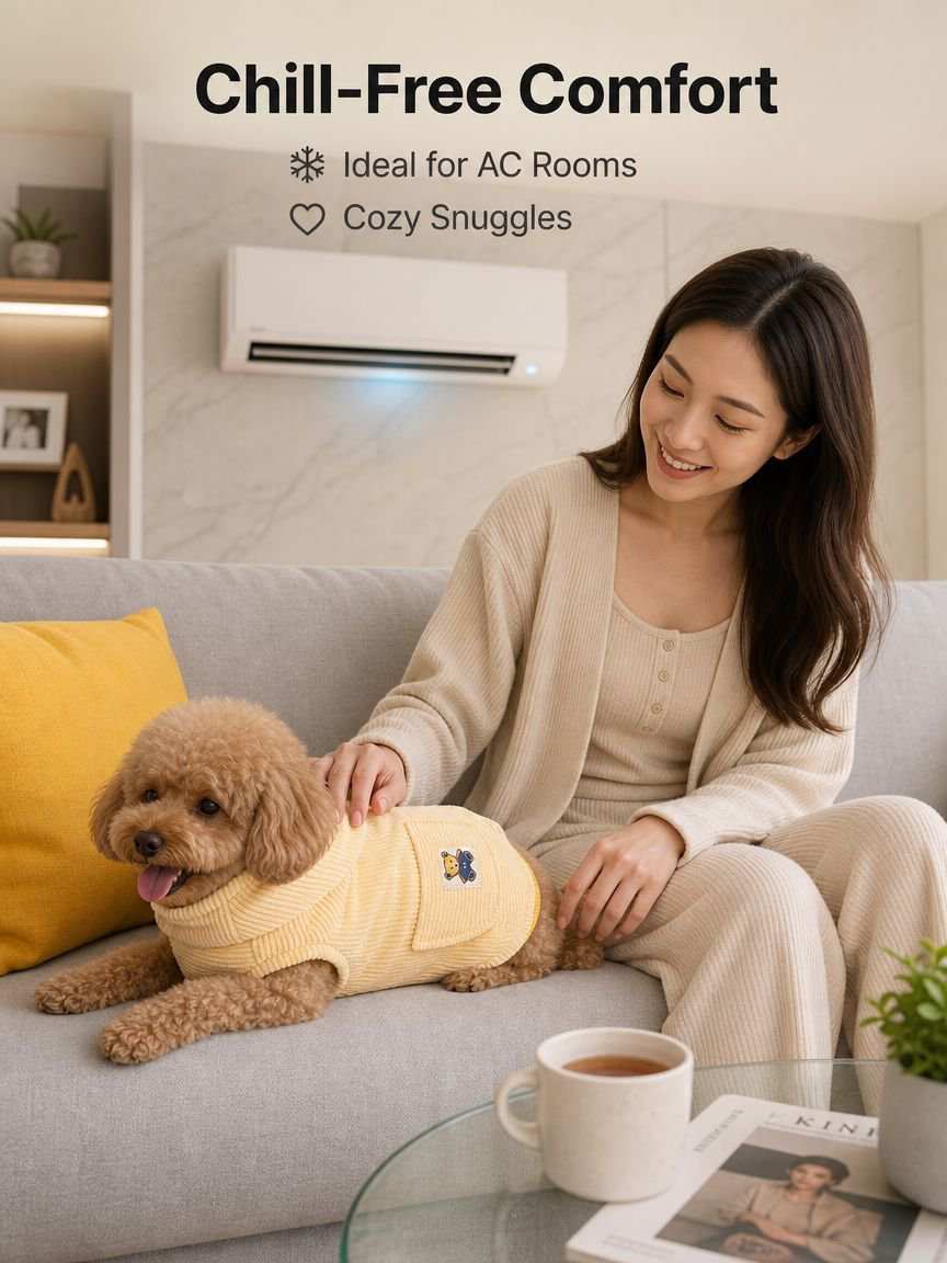Warm dog cotton coat