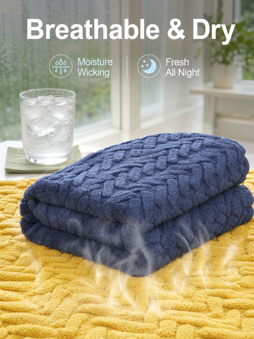 Thickened Jacquard Fleece Blanket