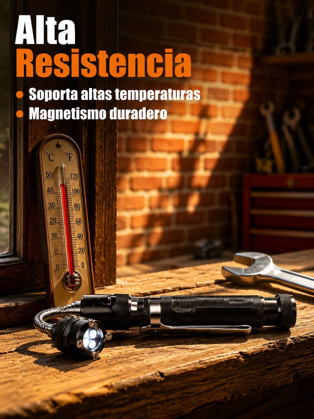 Barre LED magnétique extensible