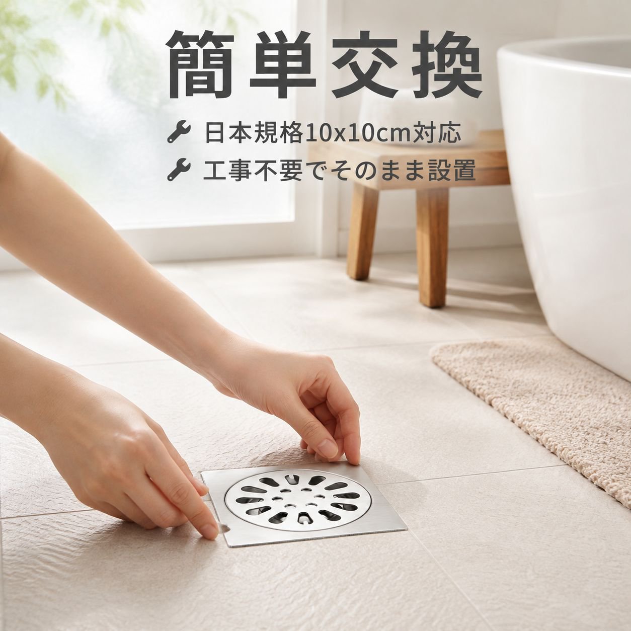 排水口の詰まり防止防水器