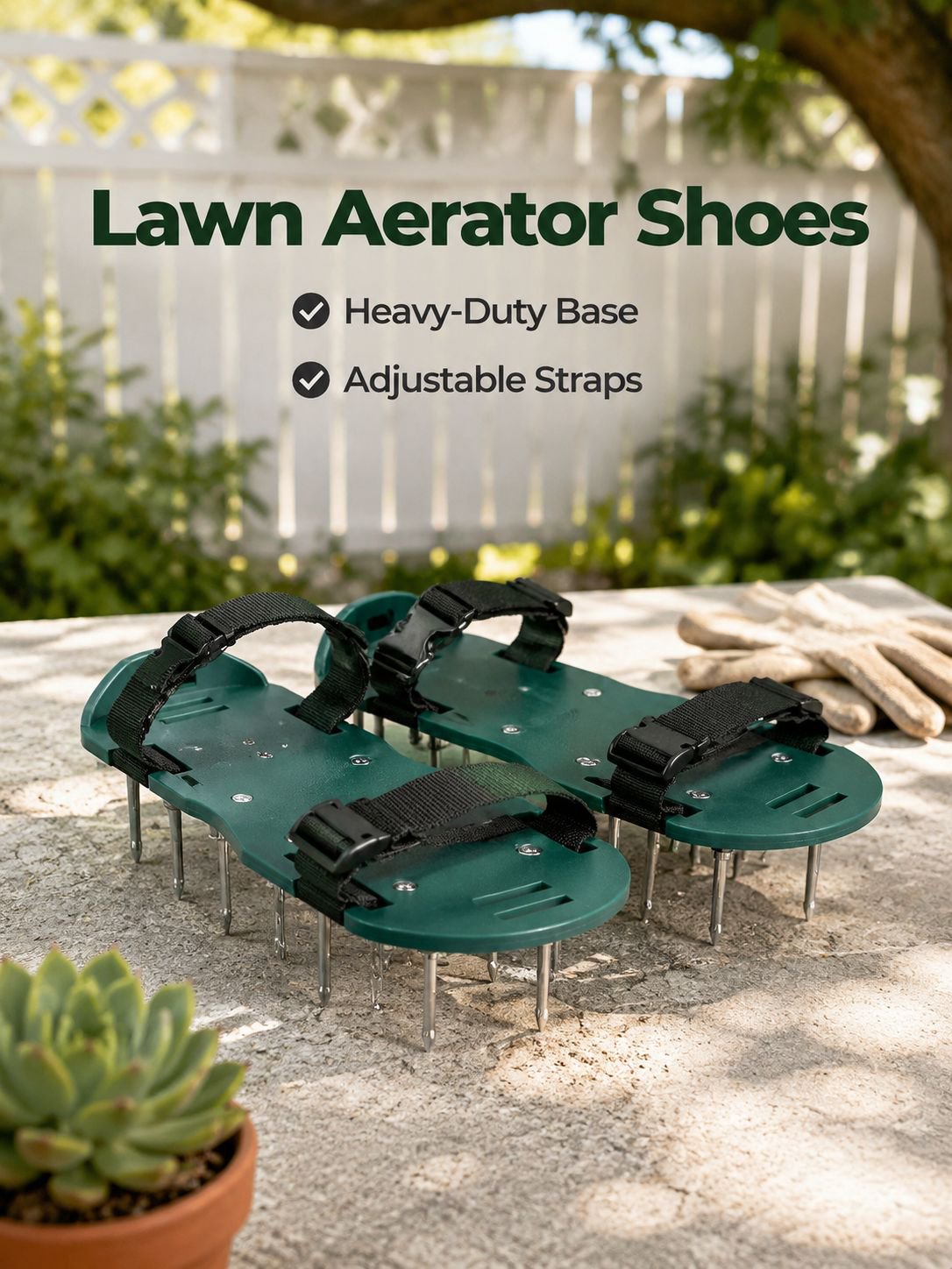 Garden soil loosening shoes